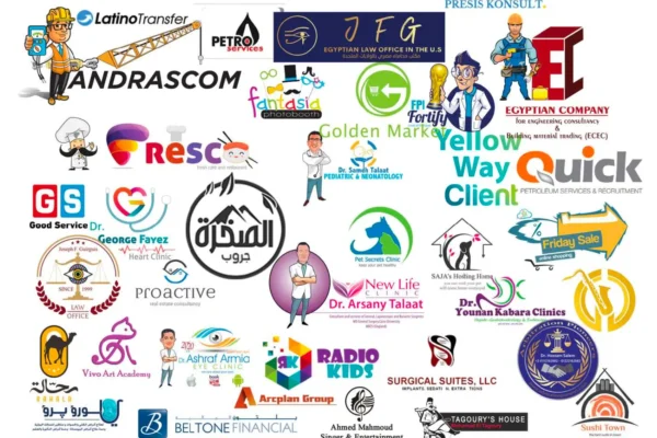 Sie erhalten ein individuell gestaltetes Logo-Design mit unbegrenzten Überarbeitungen.