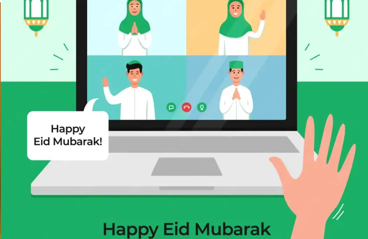 Video zum fröhlichen Eid-Fest