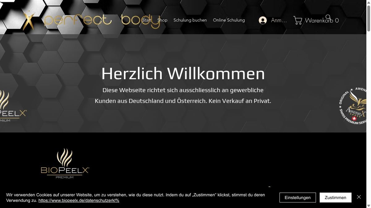 Website Thumbnail: BiopeelX