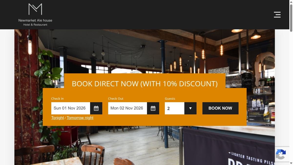 Website Thumbnail: New Market Hotel London