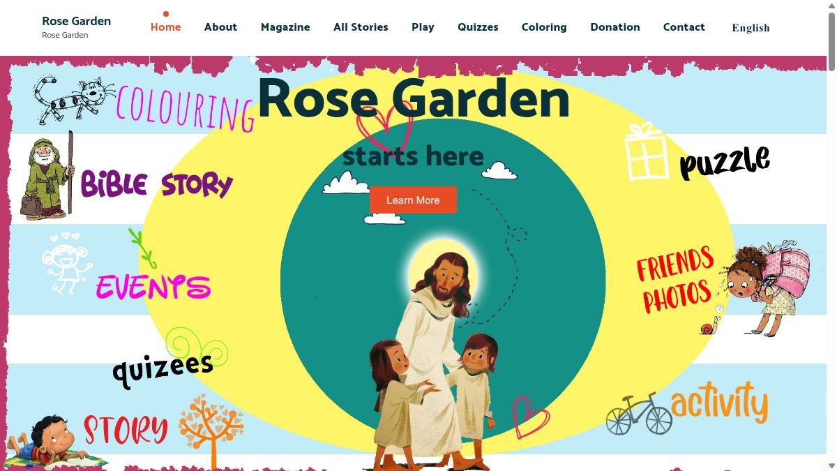 Website Thumbnail: Rose Garden