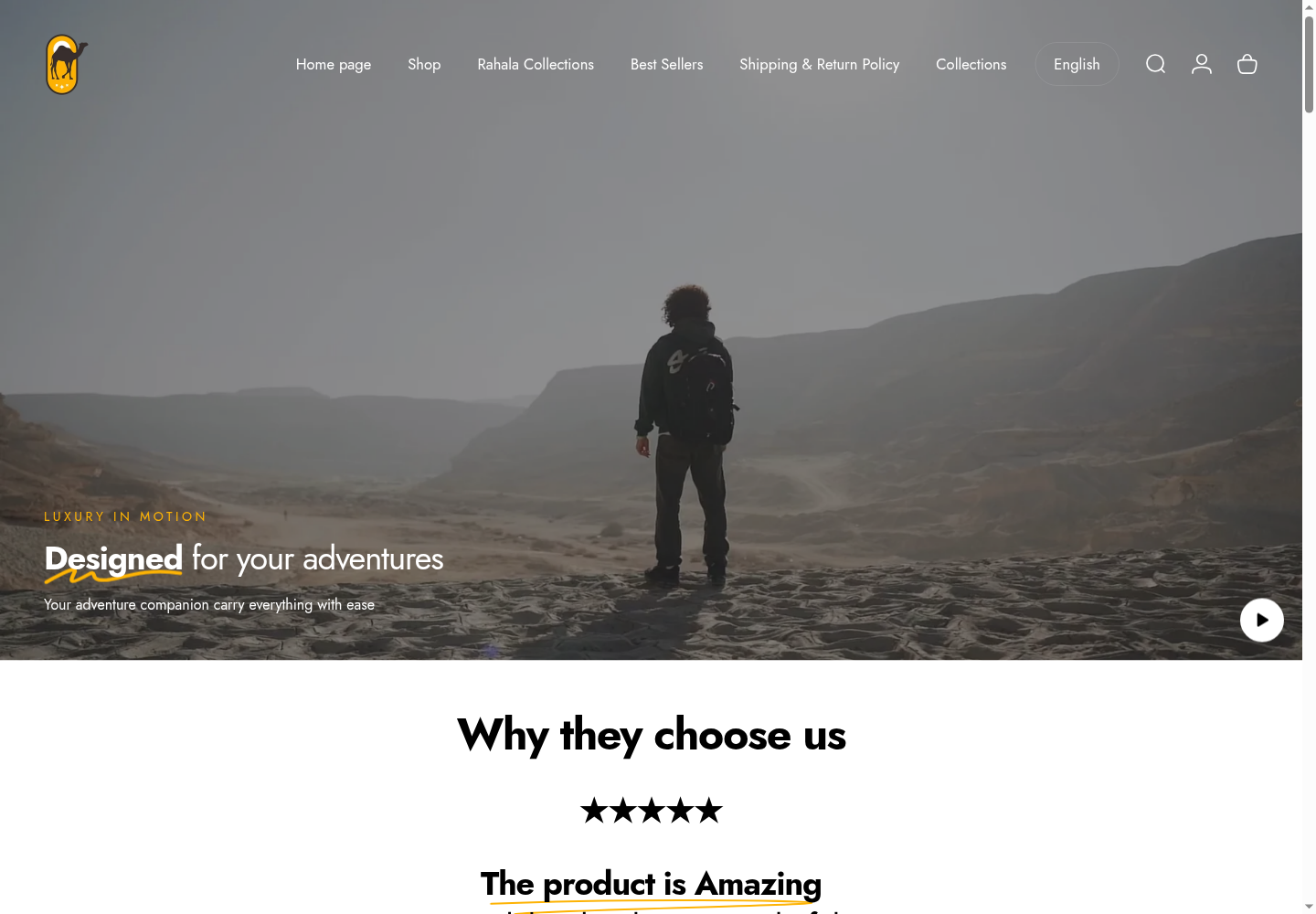Website Thumbnail: Rahala